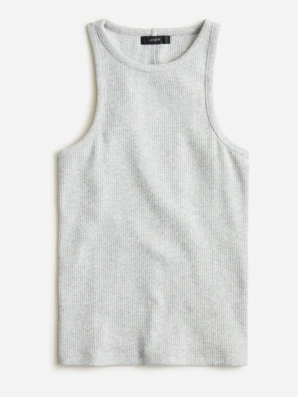 J. Crew | Heather Gray New Favorite Tank Top in Vintage Rib Large